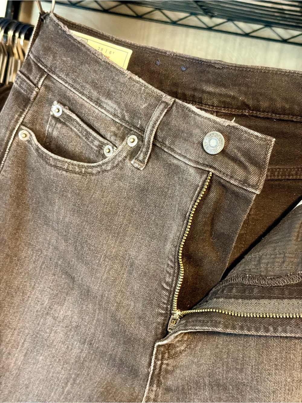 Gap High Rise Flare Jeans | Washed Black | Size 28 Tall | 36" Inseam Y2K - Picture 4 of 8